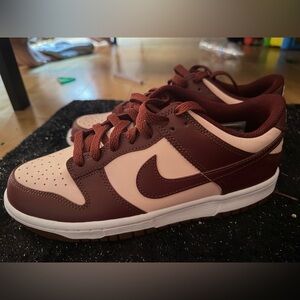 Nike Burgundy and Light Pink Sneakers